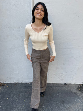 Ginger Ribbed Knit Sweater By Sadie & Sage