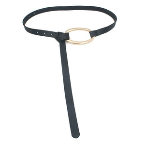 Oval Tie Loop Belt