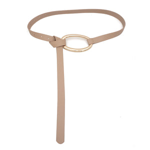 Oval Tie Loop Belt