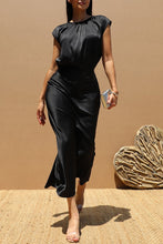 Load image into Gallery viewer, Doria Satin Midi Dress