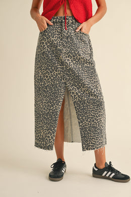 Marine Leopard Skirt