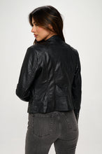 Load image into Gallery viewer, Classic Faux Leather Jacket