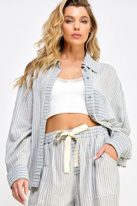 Delaney Button Up Top