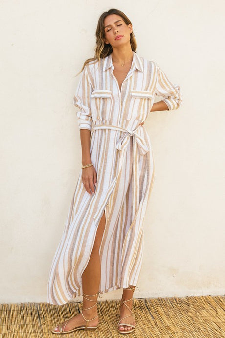 Jemma Linen Shirt Dress