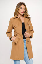 Load image into Gallery viewer, Jenika Vegan Wool Coat