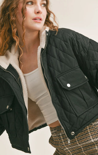 Ashton Quilted Jacket By Sadie & Sage