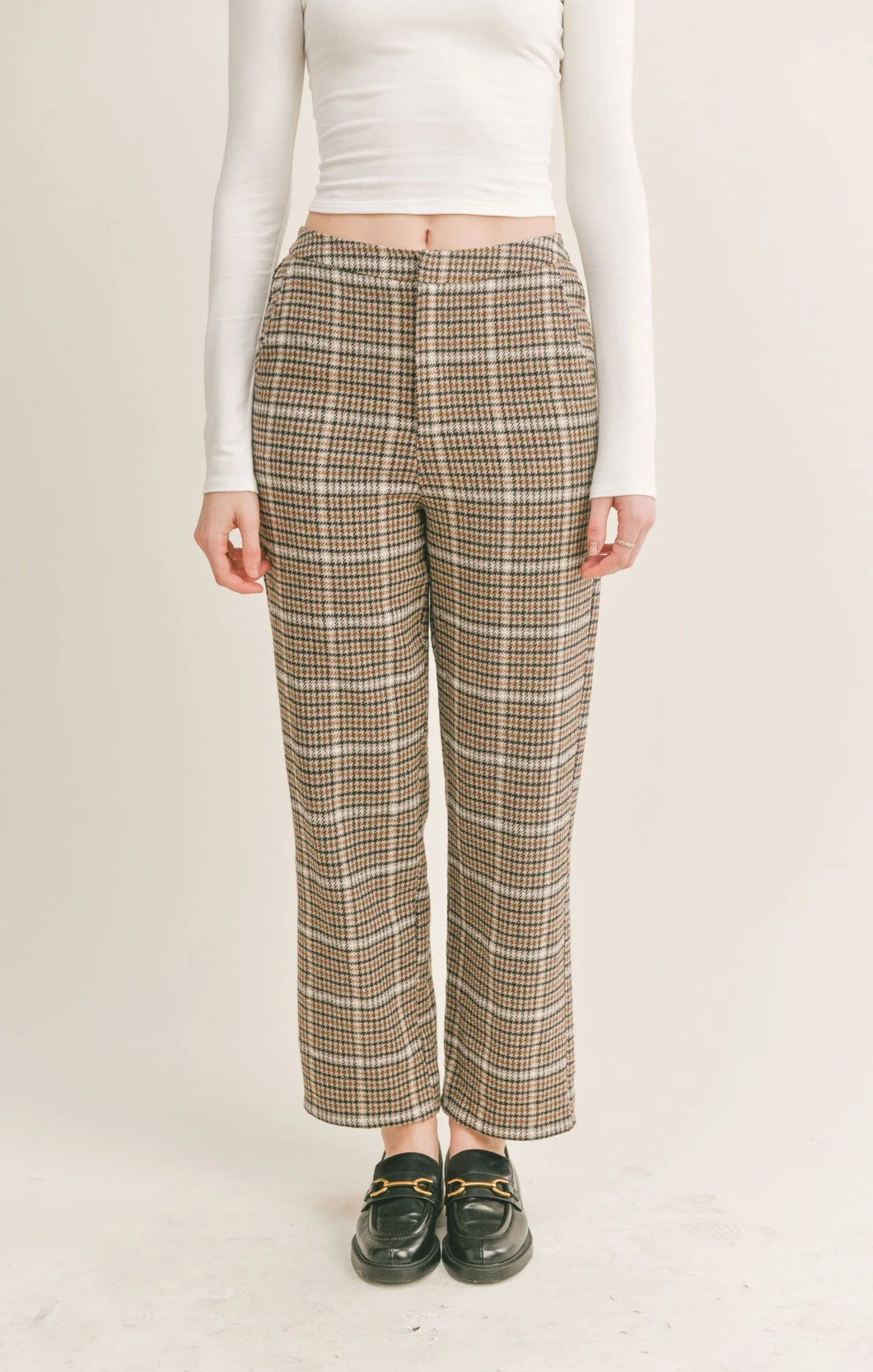 hot sale vintage plaid pants women| Alibaba.com