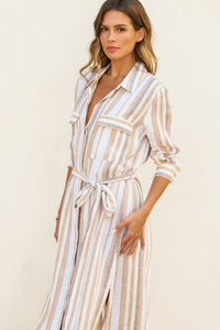 Jemma Linen Shirt Dress