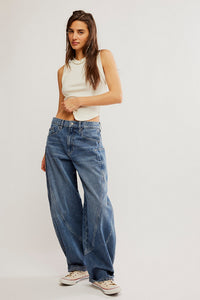 Sugar & Spice Barrel Jeans By Free People