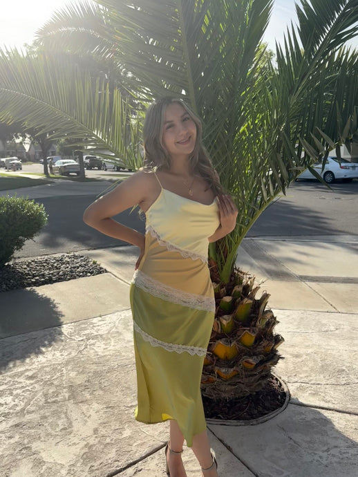 Satin Sunset Dress
