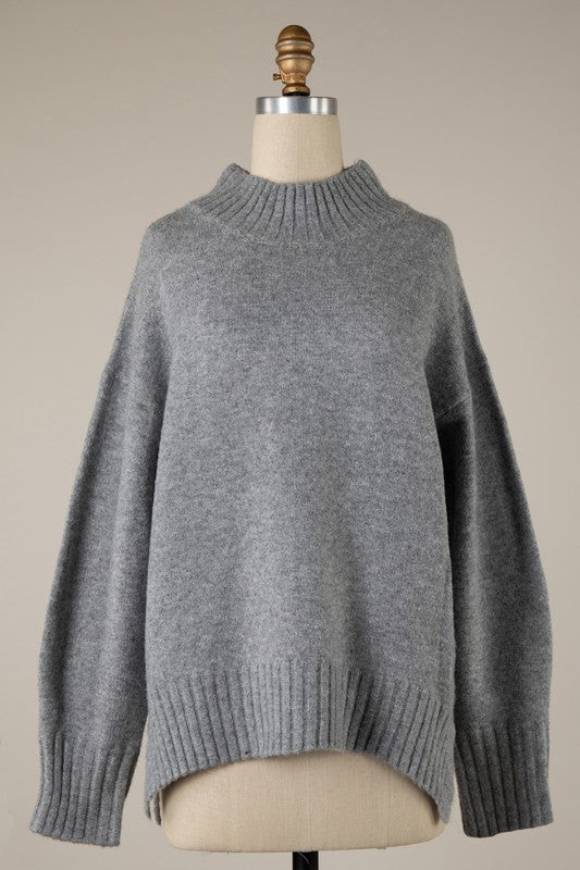 Liana Mock Neck Sweater