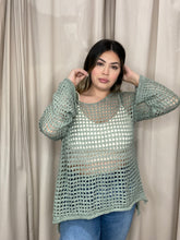 Load image into Gallery viewer, Love On Top Crotchet Sweater