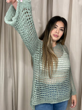 Load image into Gallery viewer, Love On Top Crotchet Sweater
