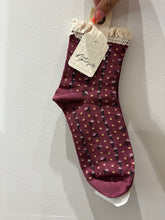 Load image into Gallery viewer, Rosebud Waffle Knit Ankle Socks By Free People