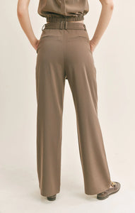 Winona Belted Trousers By Sage The Label