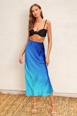 Radiance Ombre Satin Skirt