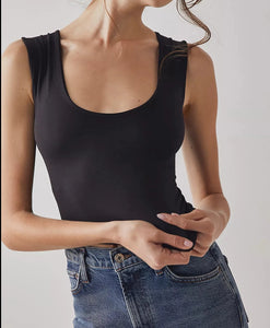 Clean Lines Muscle Cami By Free People
