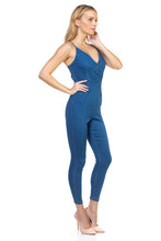 Load image into Gallery viewer, Bali Stretch Denim Jumpsuit