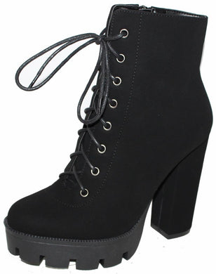 Christina Bootie (Black Suede)