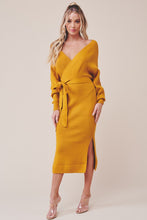 Load image into Gallery viewer, Ally Off-Shoulder Midi Dress
