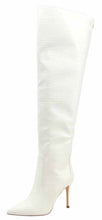 Load image into Gallery viewer, Worst Behavior Over The Knee Boot (White)