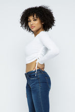 Load image into Gallery viewer, High Standards Crop Top (White)