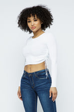 Load image into Gallery viewer, High Standards Crop Top (White)