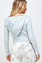 Load image into Gallery viewer, Kiana 2 Way Zipper Sweater (Icy Blue)