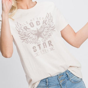 Natural Rock Eagle Graphic Tee