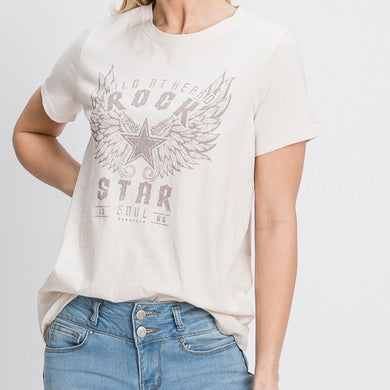 Natural Rock Eagle Graphic Tee