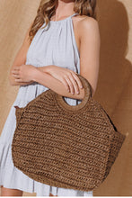Load image into Gallery viewer, On A Cruise Rattan Hand Bag