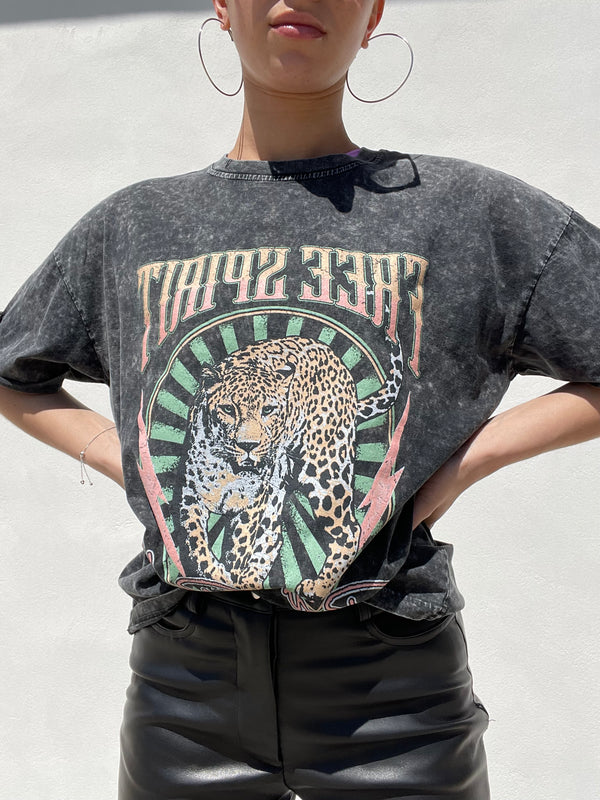 Leopard Graphic Tee