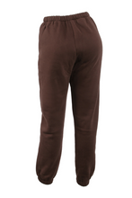 Load image into Gallery viewer, On The Run High Waist Sweatpants (Brown)
