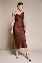 Load image into Gallery viewer, Satin Dreams Backless Dress