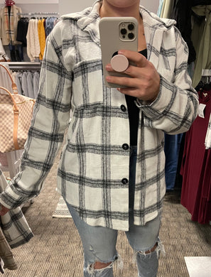 Always A Mood Flannel (Black/White)