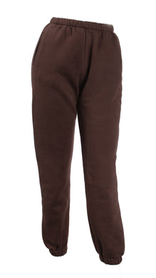 On The Run High Waist Sweatpants (Brown)