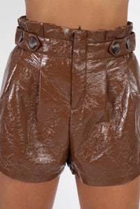 Trixi PU Leather Shorts