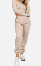 Load image into Gallery viewer, On The Run High Waist Sweatpants (Taupe)