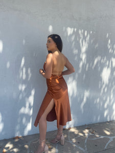 Latin Lover Satin Dress