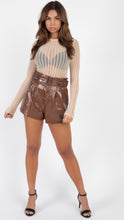 Load image into Gallery viewer, Trixi PU Leather Shorts